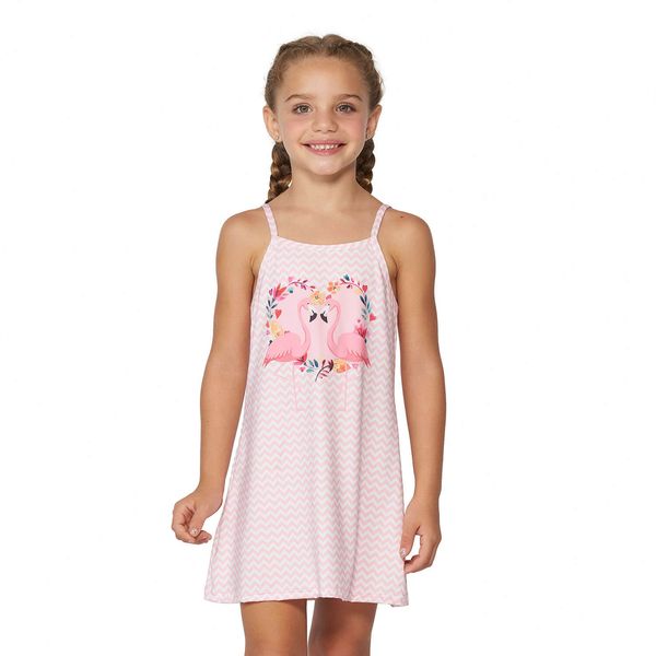 Vestido Saída de Praia Infantil Flamingo Flamingo - 6