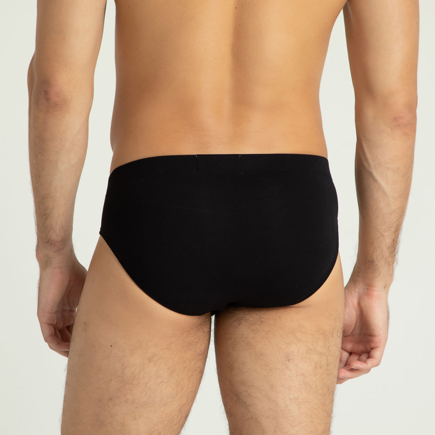 Cueca Slip Estreita Viscolycra - Preto - G