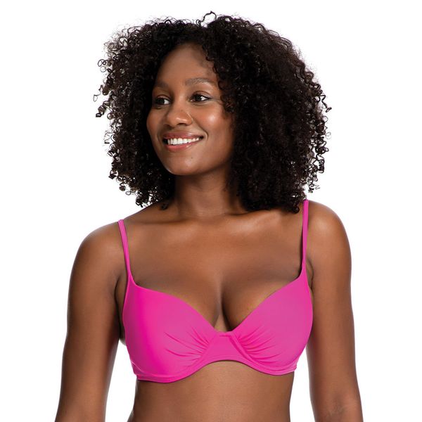 Top Com Aro e Bojo Pink Pink - 44