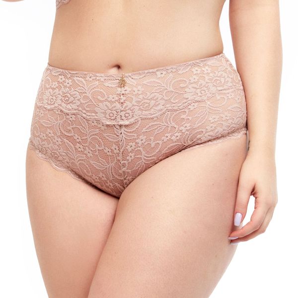 Calcinha Alta Renda Plus Ibiza Rose Rose - GG