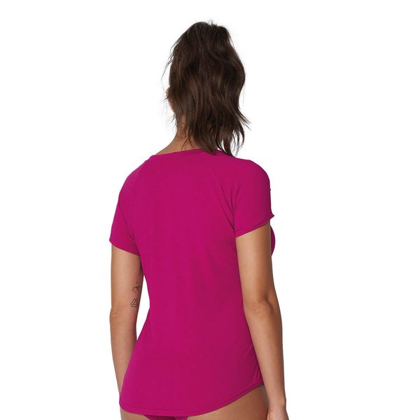 Camiseta Baby Look Active Pink Pink - GG