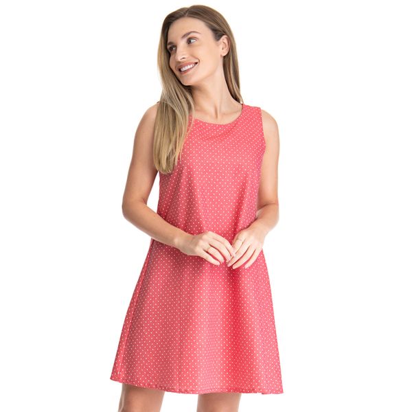 Camisola Regata Vichy Amsterdã Vermelho Vermelho - G