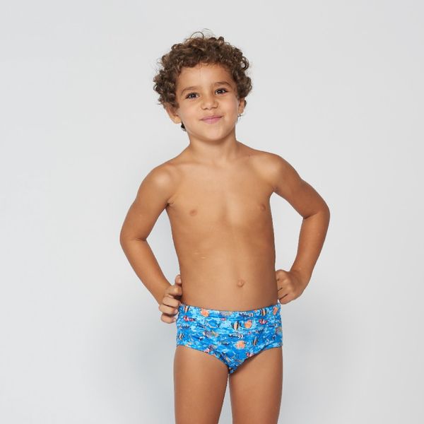 Sunga Slip Infantil Peixe Peixe - 6