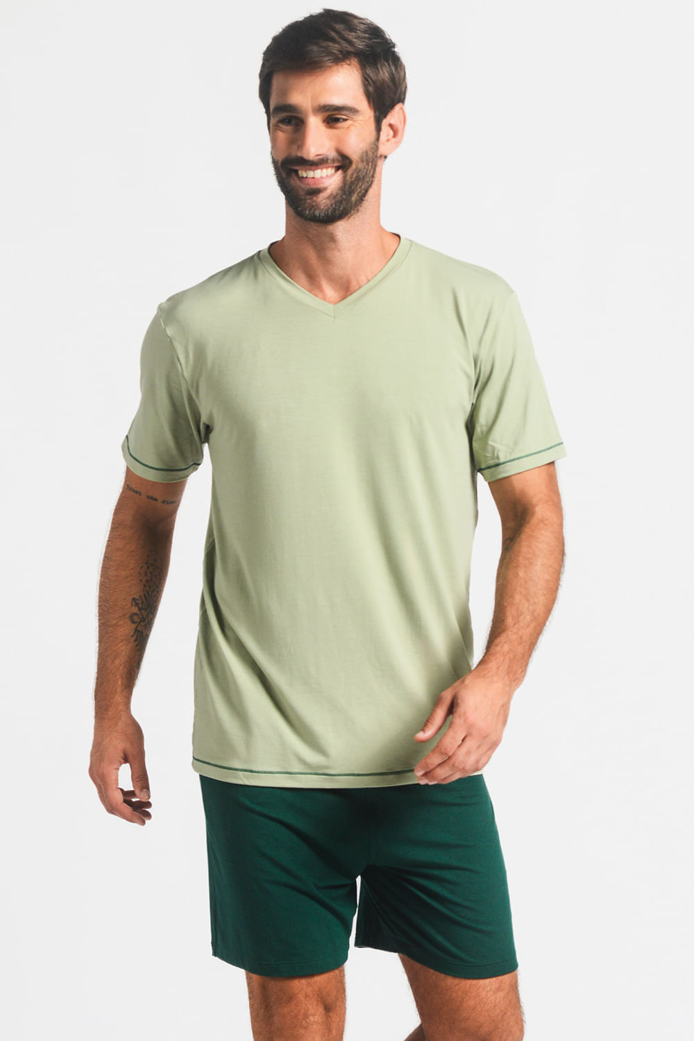 483.3821_VD_001_Pijama-Curto-Masculino-Gola-v-Viscolycra