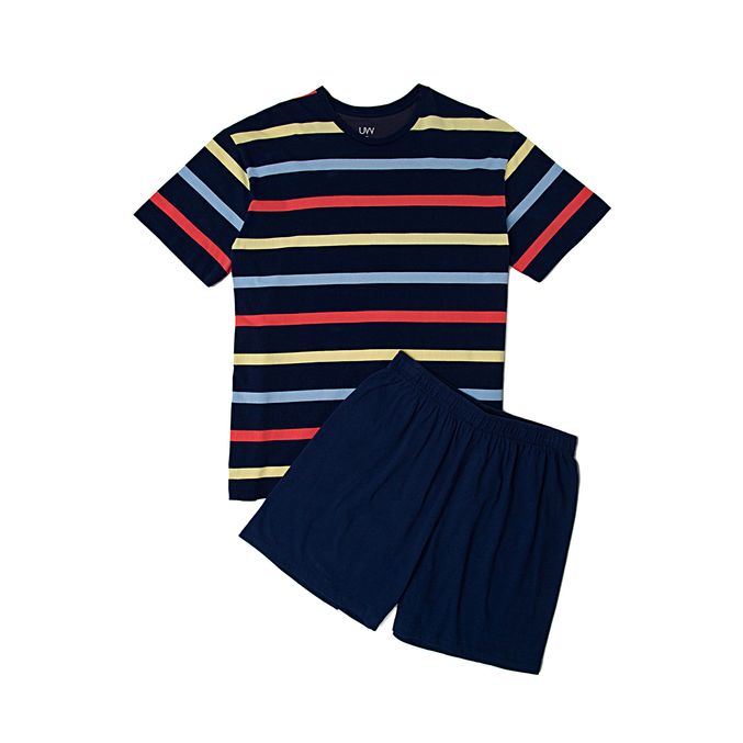 601.3832_MAR_001_Pijama-Curto-Infantil-Malha-Listrado